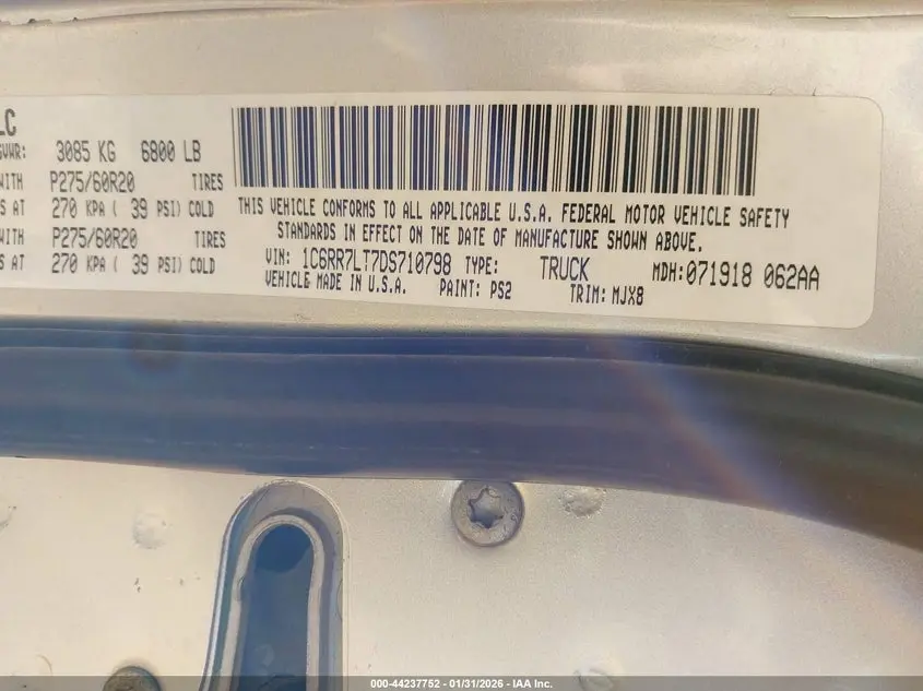 2013 RAM 1500 LONE STAR