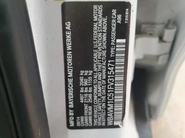 2015 BMW X1 SDRIVE28I  