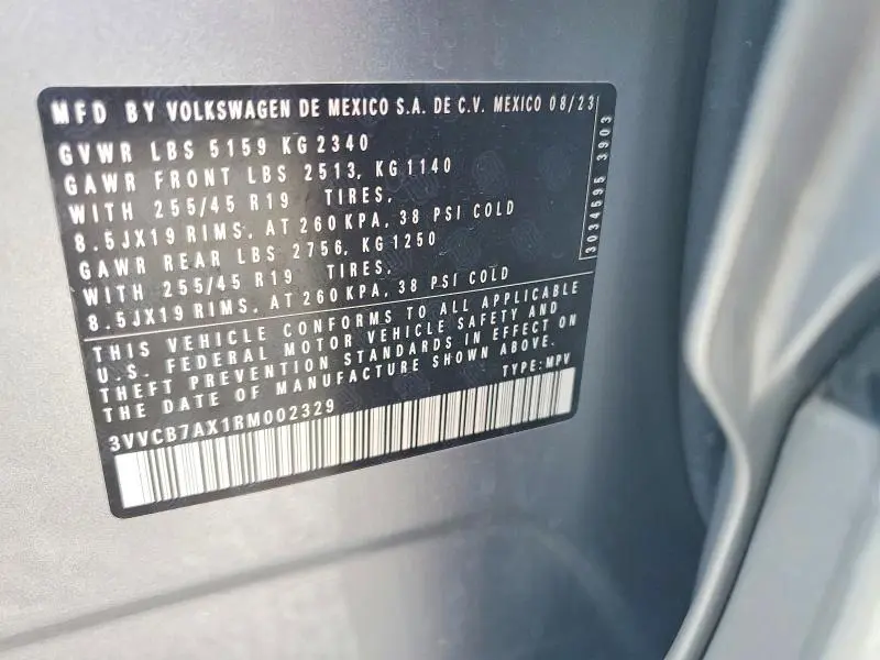 2024 VOLKSWAGEN TIGUAN SE R-LINE BLACK  