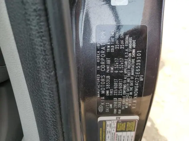 2014 KIA SEDONA LX  