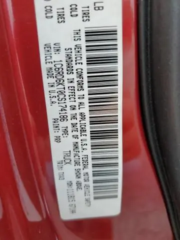2012 DODGE RAM 1500 ST