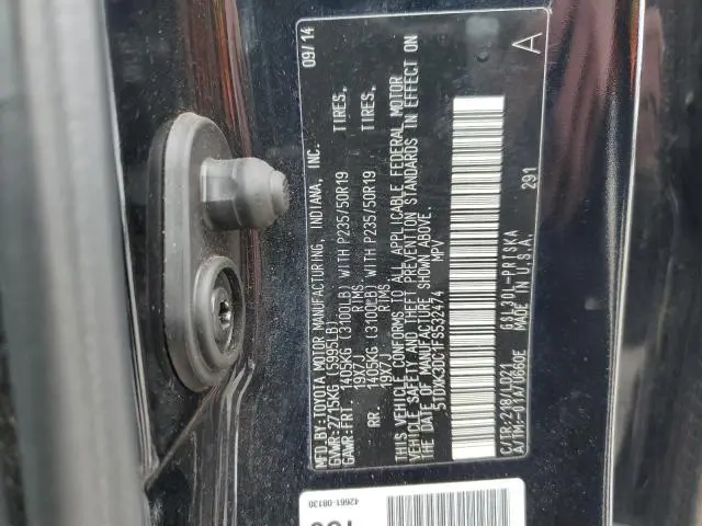 2015 TOYOTA SIENNA SPORT  