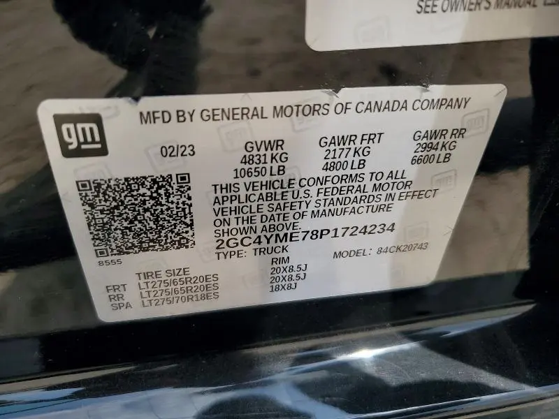 2023 CHEVROLET SILVERADO K2500 CUSTOM  