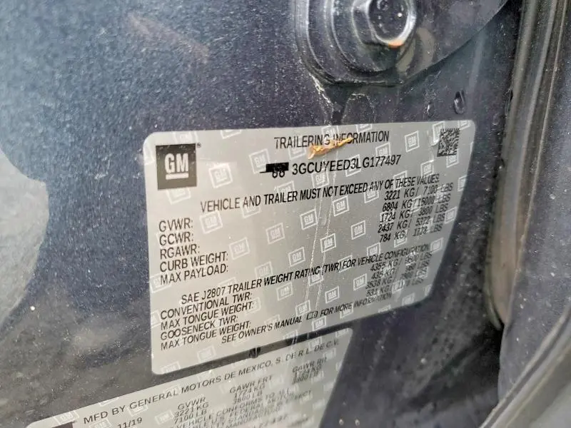 2020 CHEVROLET SILVERADO K1500 RST  