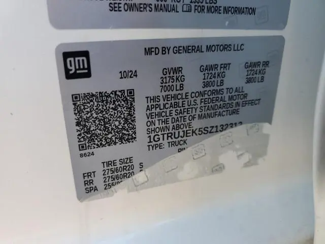 2025 GMC SIERRA K1500 ELEVATION-L  