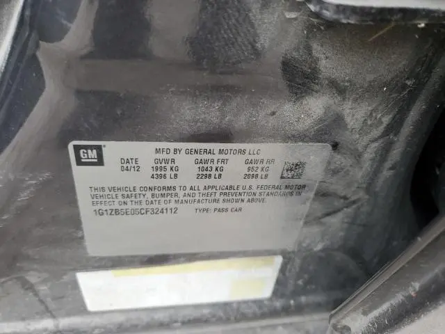 2012 CHEVROLET MALIBU LS  