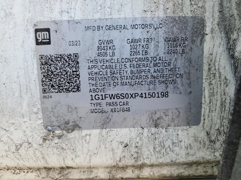 2023 CHEVROLET BOLT EV 1LT  