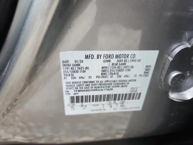 2024 FORD EXPLORER XLT  