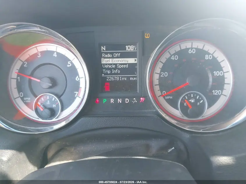 2012 DODGE GRAND CARAVAN CREW