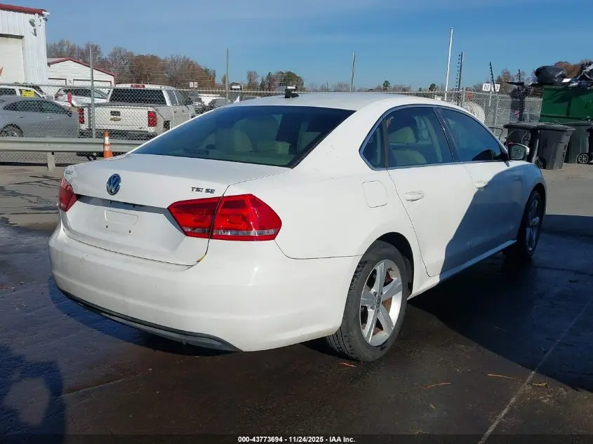2015 VOLKSWAGEN PASSAT 1.8T SE