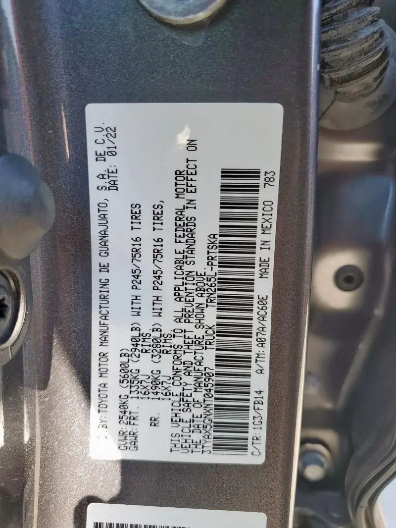 2022 TOYOTA TACOMA DOUBLE CAB  