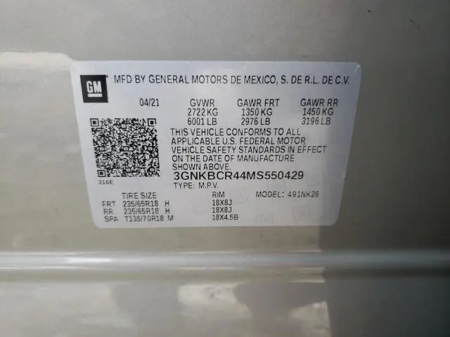 2021 CHEVROLET BLAZER 2LT  