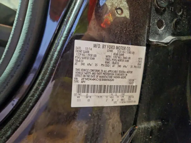 2014 FORD EDGE LIMITED  