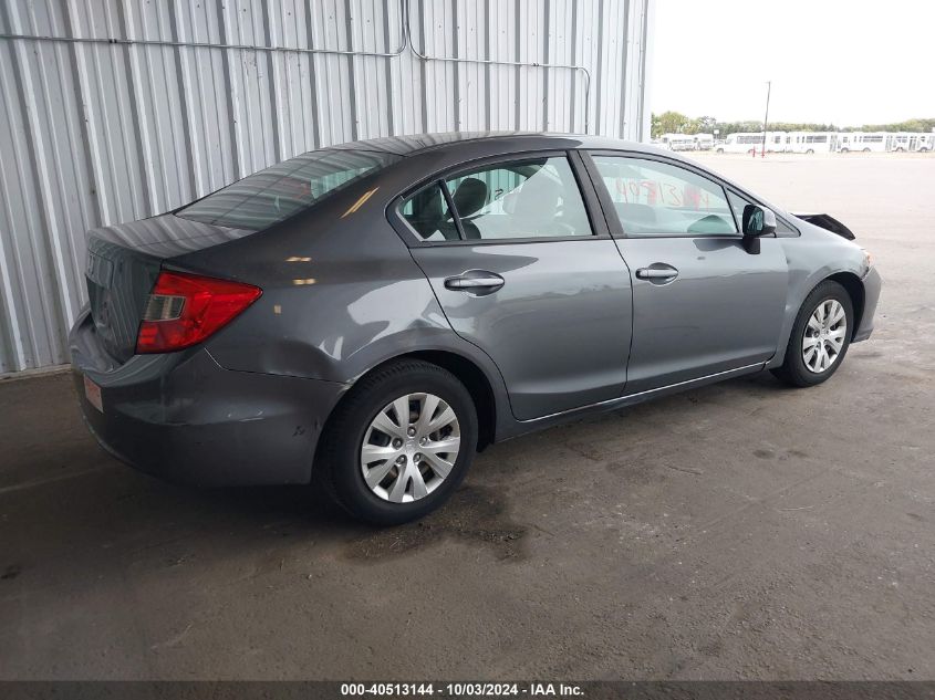 2012 HONDA CIVIC LX