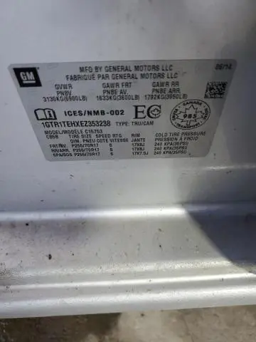 2014 GMC SIERRA C1500  