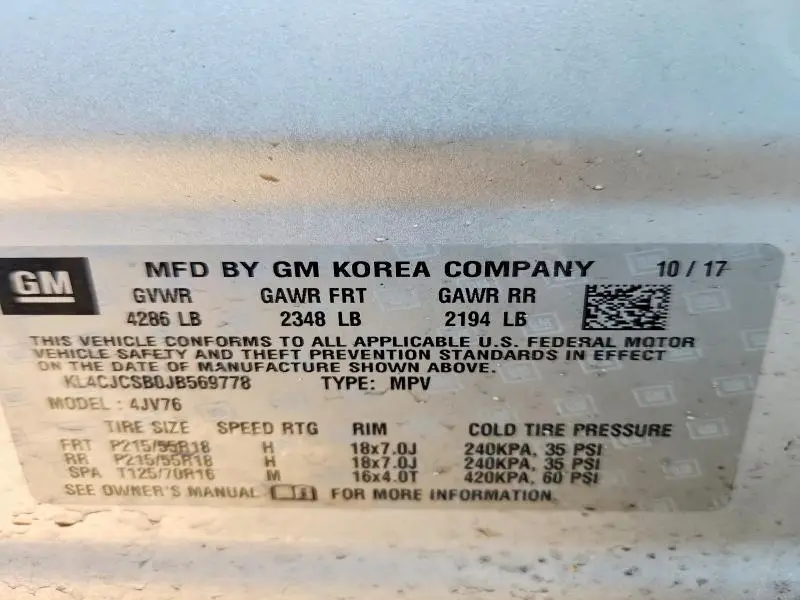 2018 BUICK ENCORE ESSENCE  