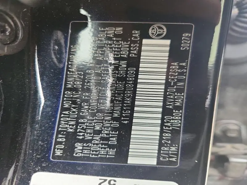 2024 TOYOTA CAMRY SE  