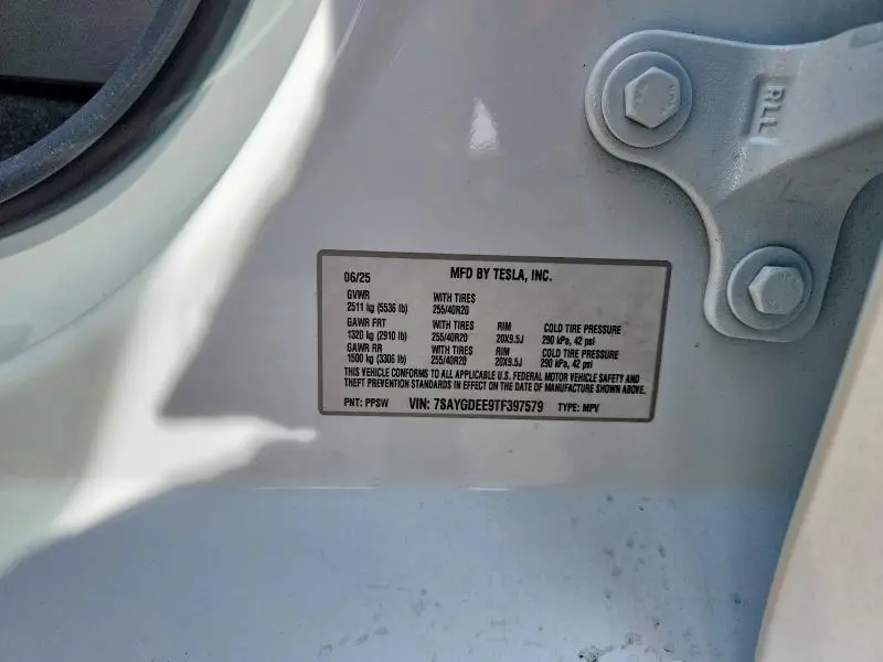 2026 TESLA MODEL Y   