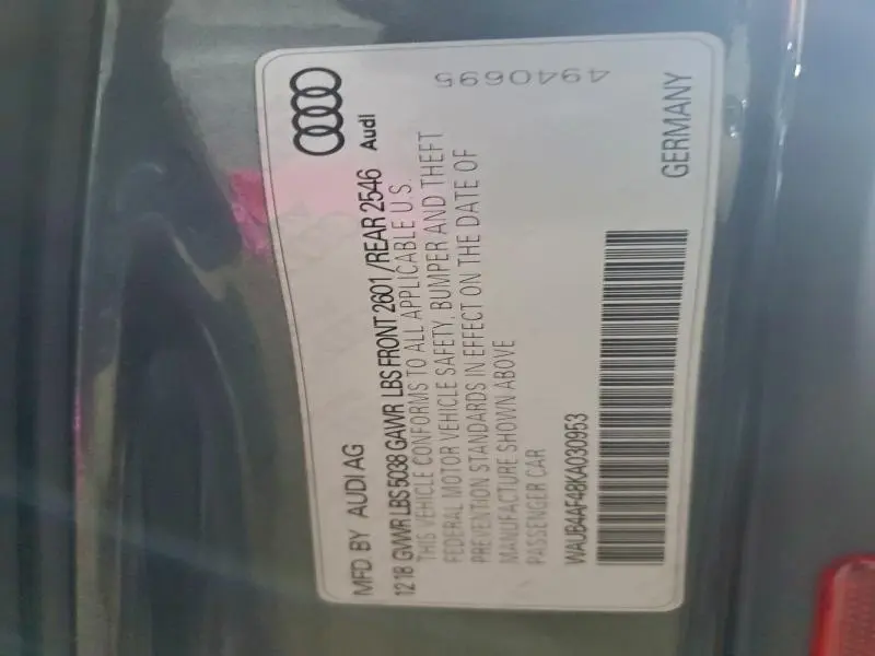 2019 AUDI S4 PREMIUM PLUS  