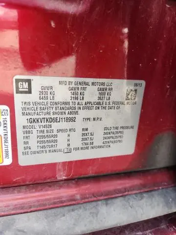 2014 GMC ACADIA DENALI  