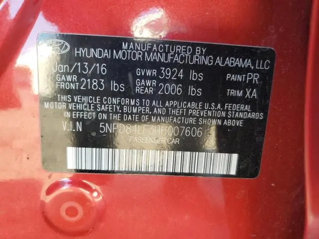 2017 HYUNDAI ELANTRA SE  