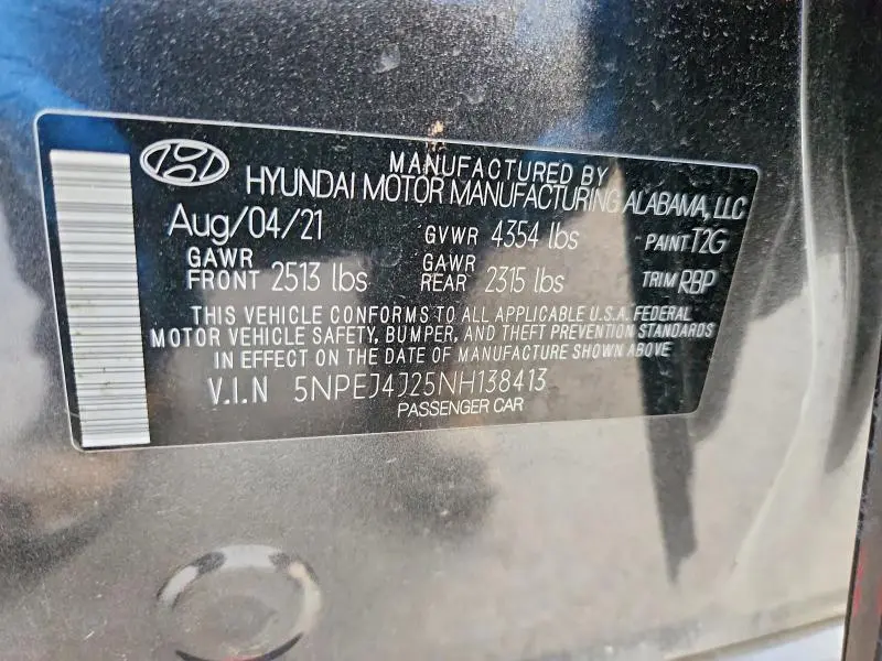 2022 HYUNDAI SONATA SEL PLUS  