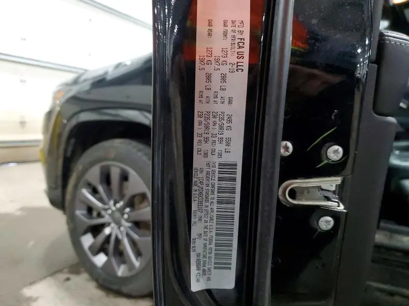 2019 JEEP CHEROKEE LIMITED  