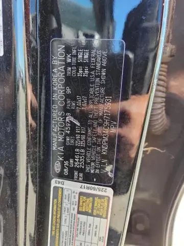 2017 KIA SPORTAGE LX  