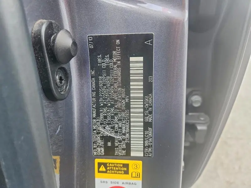 2013 LEXUS RX 350 BASE  