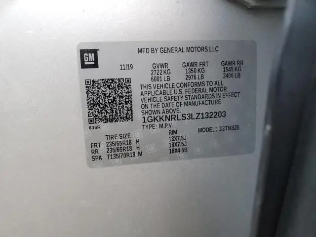 2020 GMC ACADIA SLE  