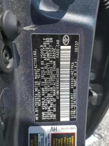 2017 TOYOTA AVALON XLE  