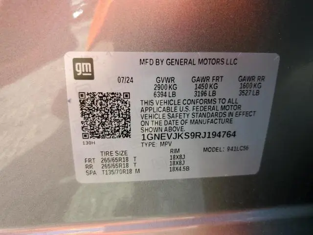2024 CHEVROLET TRAVERSE LT Z71  