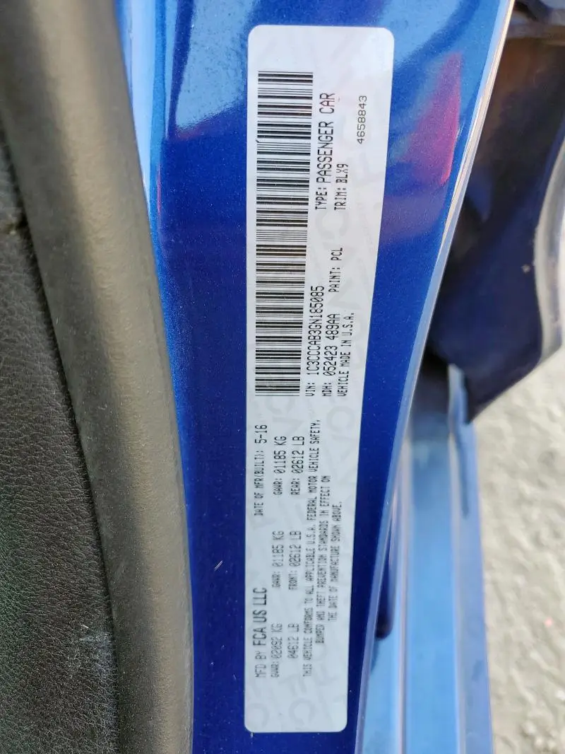 2016 CHRYSLER 200 LIMITED  