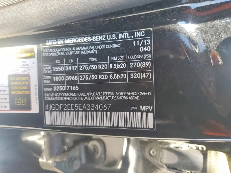 2014 MERCEDES-BENZ GL 350 BLUETEC  
