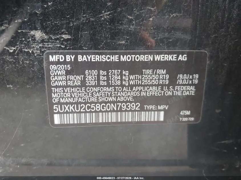 2016 BMW X6 XDRIVE35I