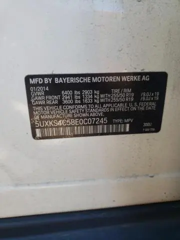 2014 BMW X5 XDRIVE35D  