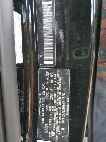 2024 KIA FORTE LX  