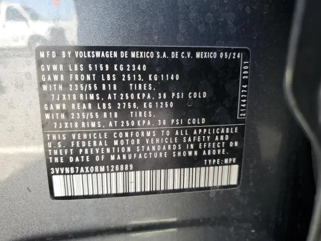 2024 VOLKSWAGEN TIGUAN SE  