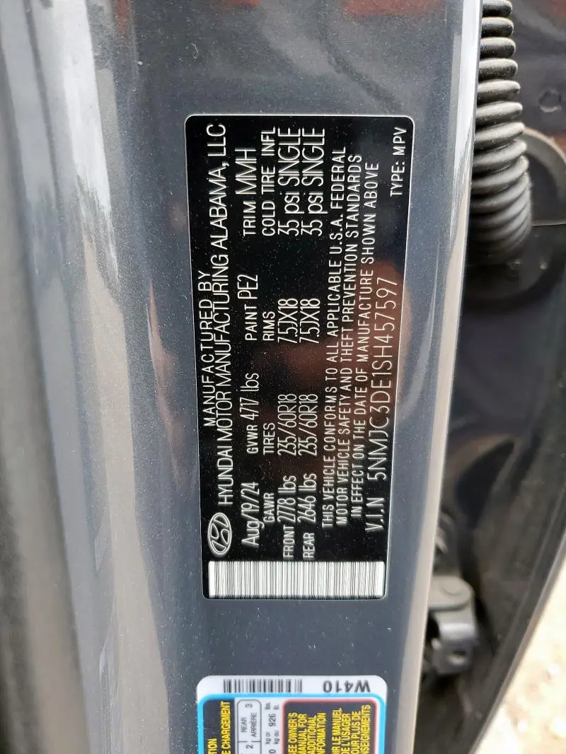 2025 HYUNDAI TUCSON SEL  