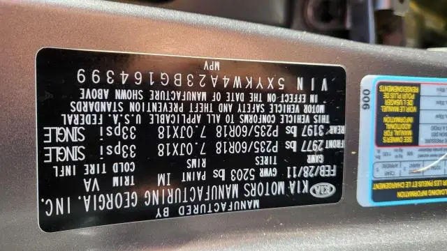 2011 KIA SORENTO SX  