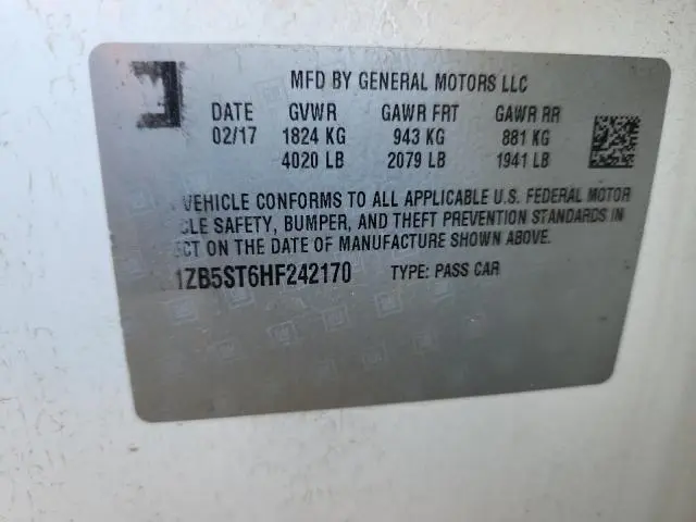 2017 CHEVROLET MALIBU LS  