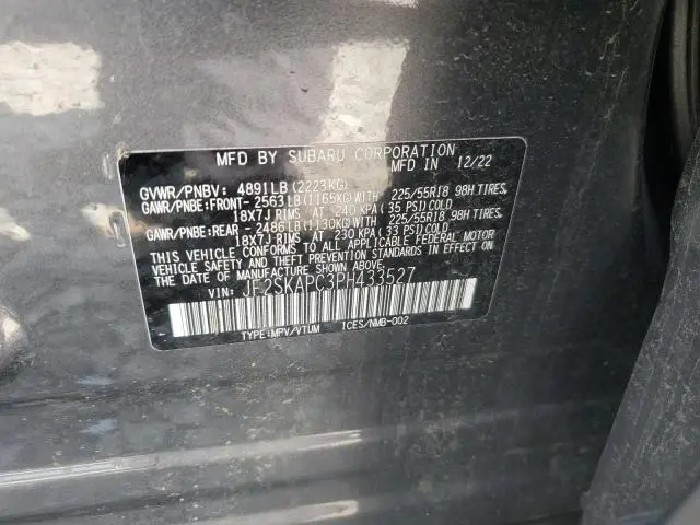 2023 SUBARU FORESTER LIMITED  