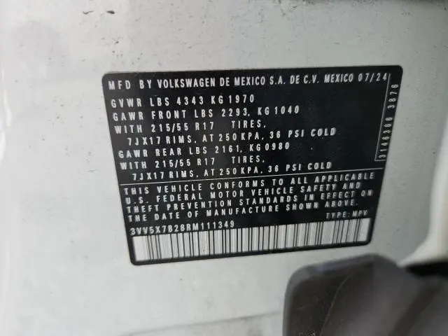 2024 VOLKSWAGEN TAOS S  