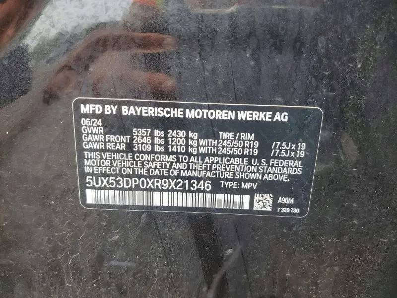 2024 BMW X3 XDRIVE30I  