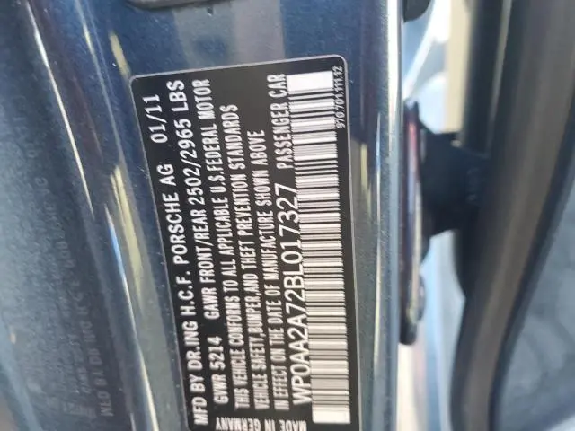 2011 PORSCHE PANAMERA 4