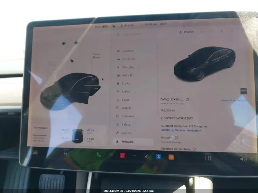 2018 TESLA MODEL 3 LONG RANGE/MID RANGE