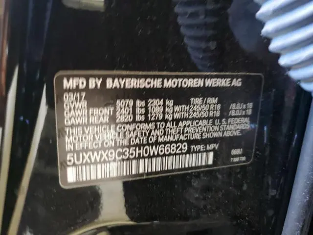 2017 BMW X3 XDRIVE28I  