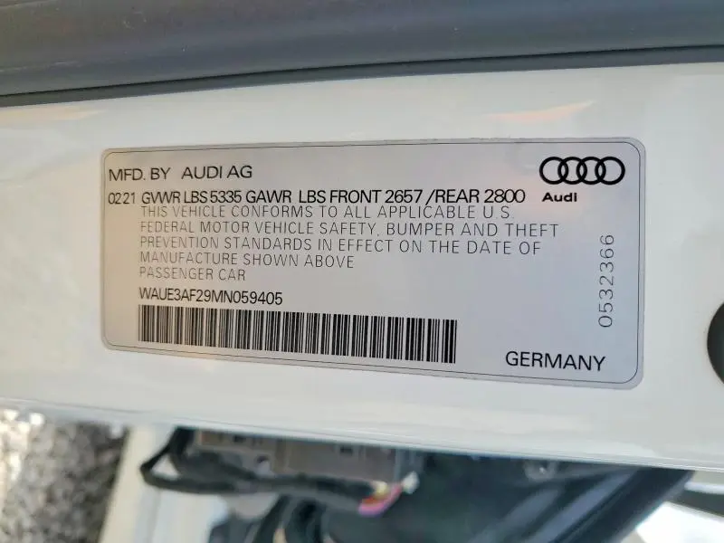 2021 AUDI A6 PREMIUM PLUS  