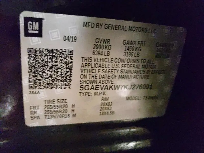 2019 BUICK ENCLAVE ESSENCE  