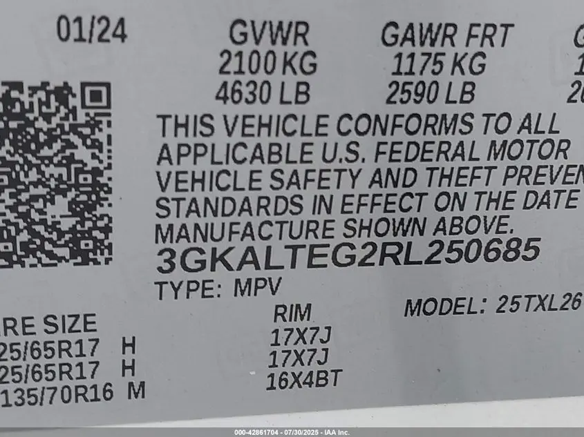 2024 GMC TERRAIN AWD SLE